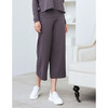 EITIE爱特爱女装宽松休闲裤女简约气质针织阔腿裤6001702 商品缩略图5