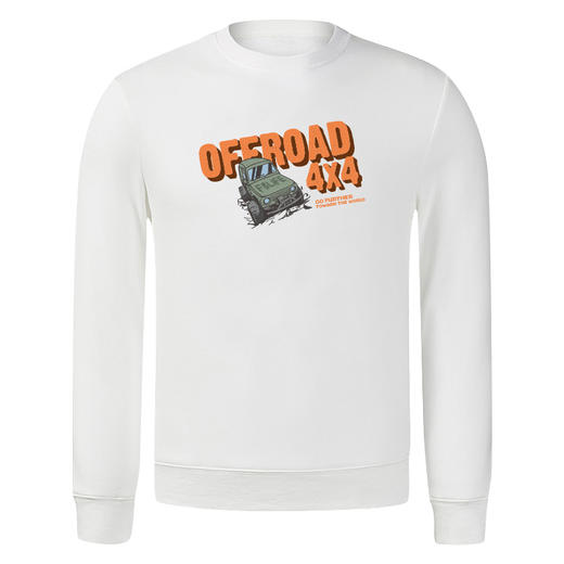 自由基地新品男子直筒潮流圆领卫衣套头衫时尚休闲多色秋冬季运动 NMT-1207 商品图1