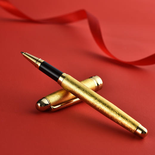 金陵金箔 贴金钢笔 金水笔  商务礼品 办公礼品 教师节领导礼物 随手礼 商品图4
