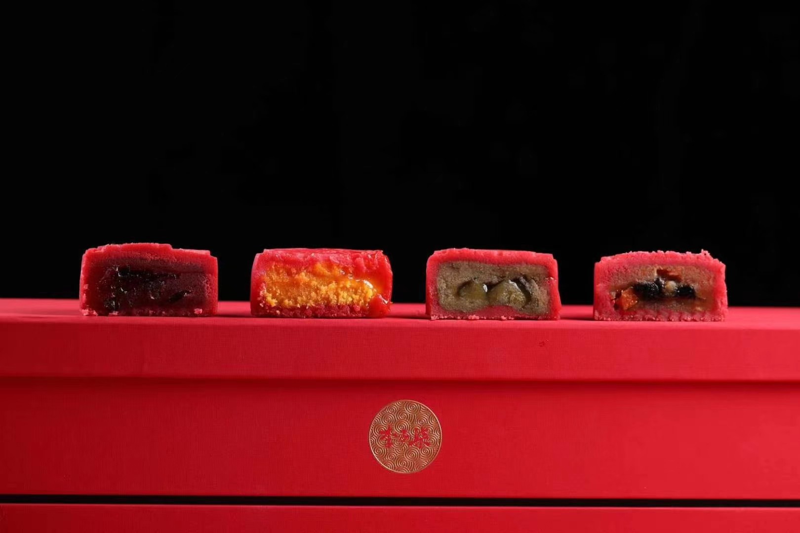 李子柒月饼礼盒我爱天安门纸雕艺术月饼7枚装流心月饼