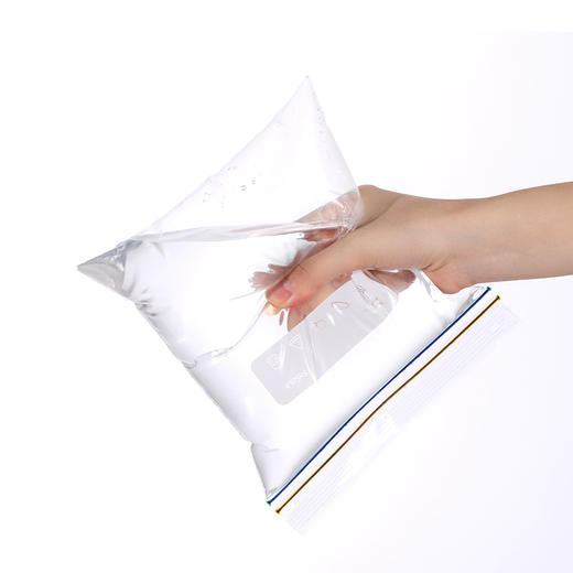 FaSoLa双层拉链式PE密实袋 双拉链密封 加厚水果食品冰箱保鲜袋 商品图5