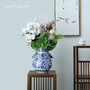 新中式高档仿真花假花青花瓷样板房酒店前台客厅茶几装饰花摆设件 商品缩略图1