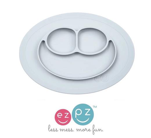 现货）美国ezpz儿童硅胶餐盘mini一体式笑脸餐垫盘宝宝分格餐具 商品图6