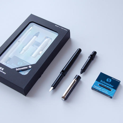 施耐德钢笔BK400德国进口Schneider钢笔学生用成人办公书写练字铱金笔0.5mm可升级礼盒套装 商品图8
