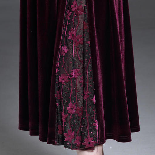 中国风复古，妈妈装连衣裙旗袍YZL-206 商品图4