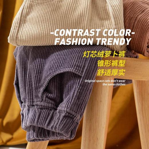 咕噜日记儿童厚实保暖三色灯芯绒萝卜裤QBK003 商品图10