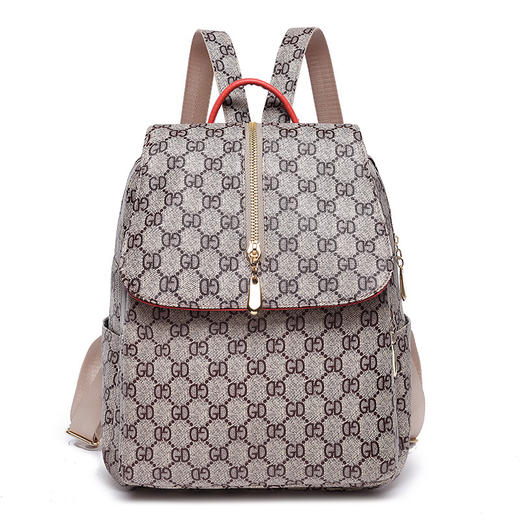 【时尚印花背包】双肩包多功能妈咪包书箱包 商品图4