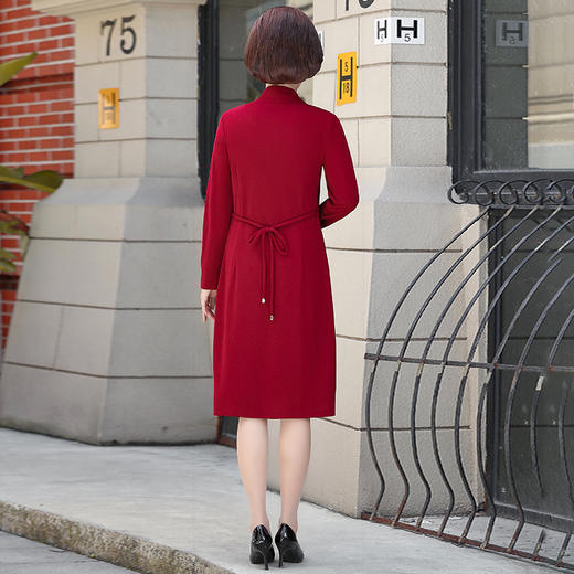 YCE  A496-1929假两件连衣裙阔太太洋气连衣裙 商品图4