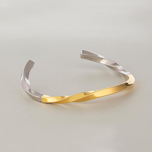 APRESI｜TWIRLING Wavy Twisted Bracelet [扭花拼色波浪手镯] 商品图2