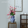 新中式高档仿真花假花青花瓷样板房酒店前台客厅茶几装饰花摆设件 商品缩略图2