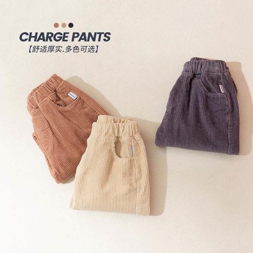 咕噜日记儿童厚实保暖三色灯芯绒萝卜裤QBK003 商品图9