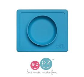 美国进口ezpz一体式餐垫碗宝宝硅胶餐具防滑耐摔mini辅食碗吸盘碗
