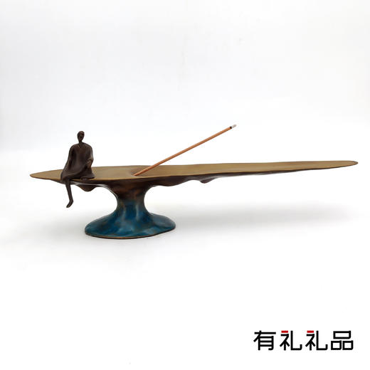 B-TH-190402 坐禅香插  纯铜 铜话A级 商品图1