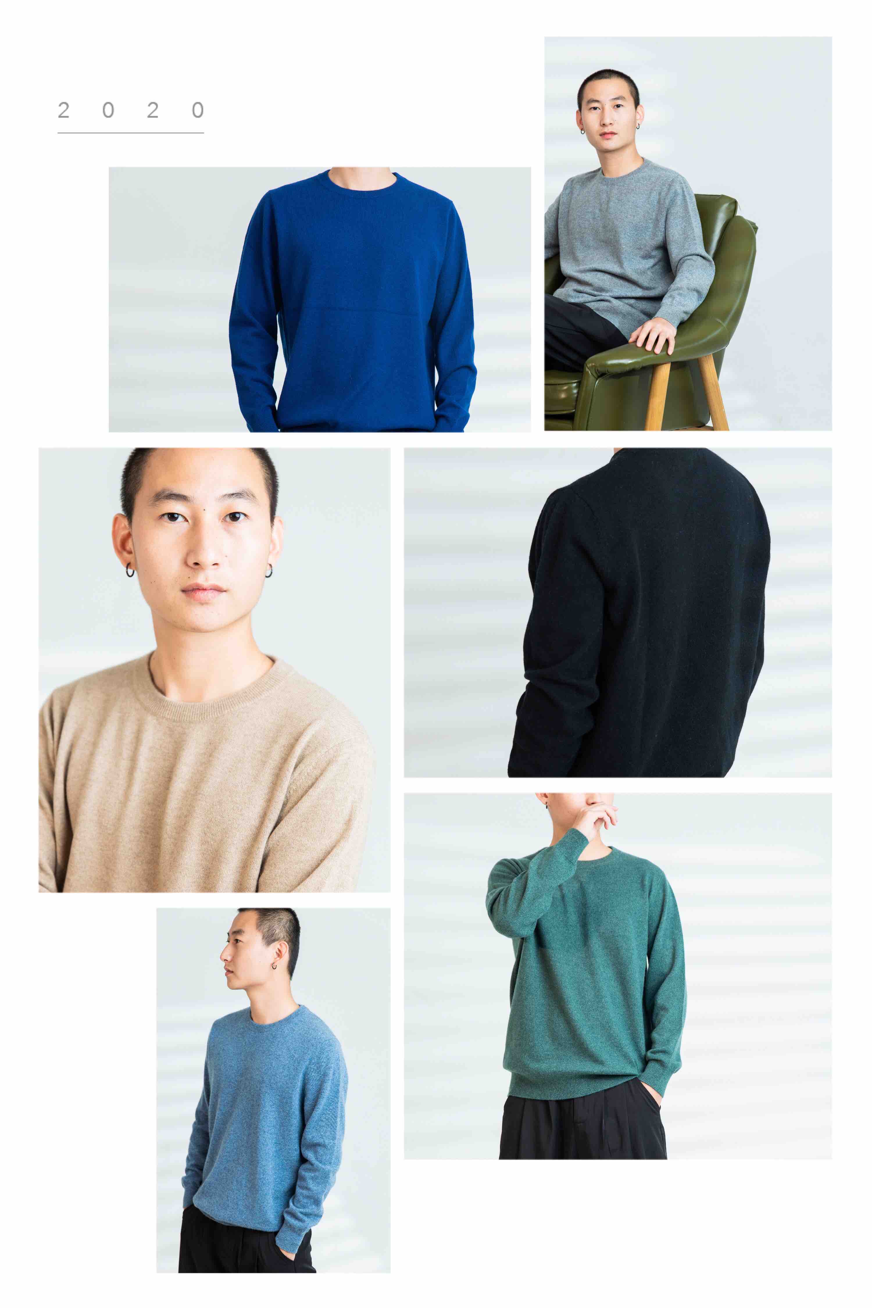 【入门羊绒全家亲子】噢蜜ooomeooo力推全羊绒男款不会冷的基础款羊绒系列