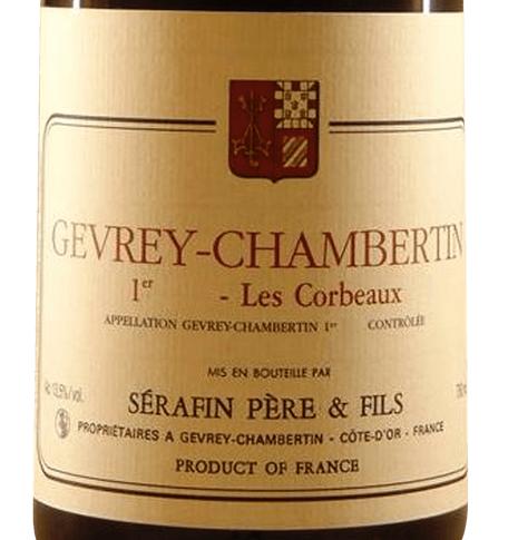 2018 Serafin, Les Corbeaux Gevrey-Chambertin 1er Cru【闪送】（65折） 商品图1