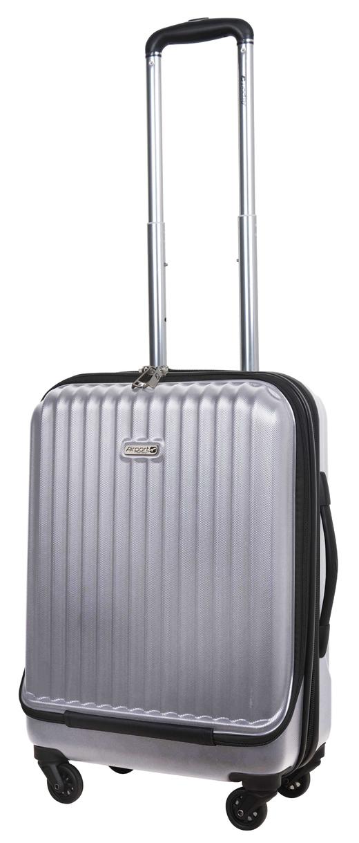 【物得猫 每日20点整点福利】Airport 行李箱 前开盖口袋箱 万向轮行李箱可登机9059L 商品图1