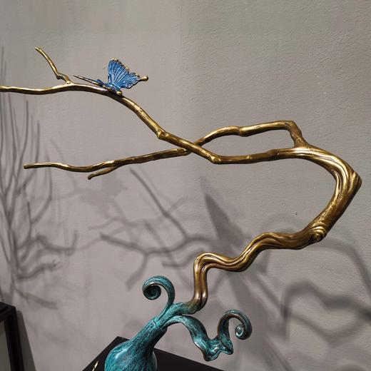 乾坤有福 纯铜热着色 葫芦 新中式家居客厅玄关高档家居摆件 时尚 大气 精美 摆件 商品图1