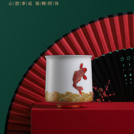 国潮茶器 事事如愿 功夫茶具男女主人杯中国风高端茶杯礼盒 茶道 创意 时尚 精美茶杯 商品图1