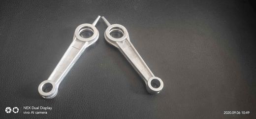 【货号01818】空压机连杆气泵活塞连杆空压机铝连杆中锋利气泵连杆气泵配件 商品图3