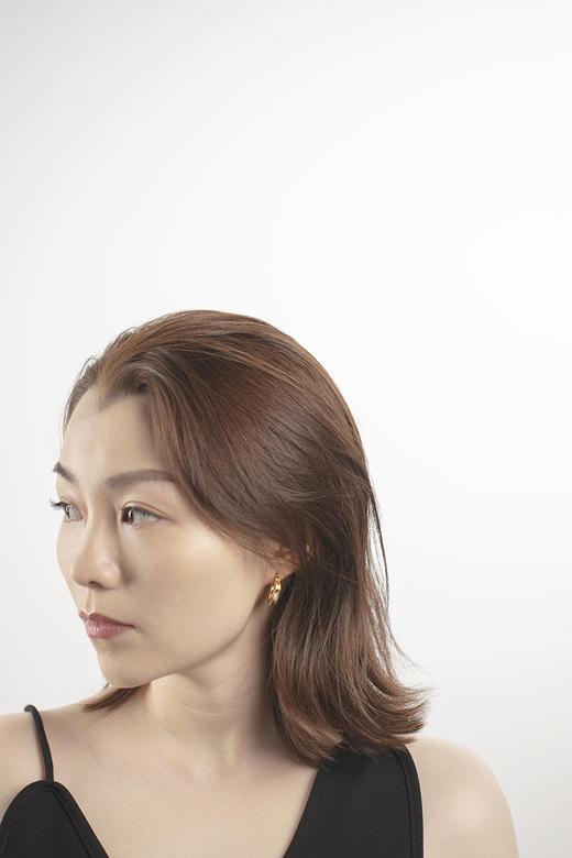 APRESI｜FLOW A Trio of Gemstones Earrings [流线耳环 大 / 小 ] 商品图9