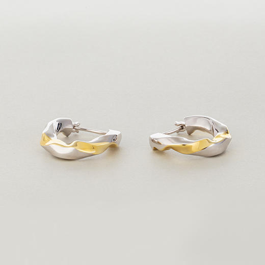 APRESI｜TWIRLING Large Version Twisted Hoops [扭花拼色粗版耳环] 商品图4