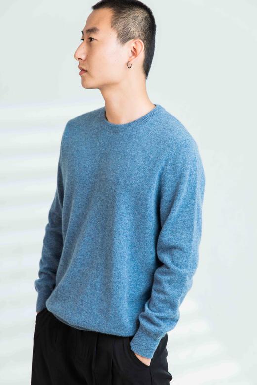 【入门羊绒全家亲子】噢蜜ooomeooo力推全羊绒男款不会冷的基础款羊绒系列 商品图2