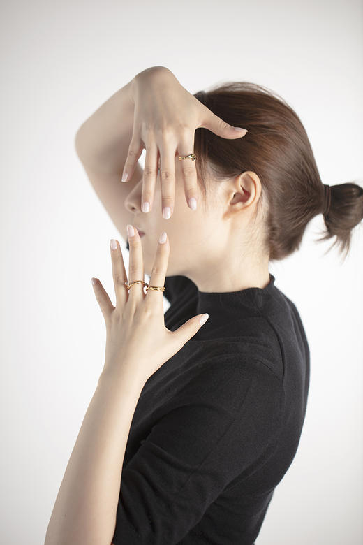 APRESI｜TRIO Square White Sapphire Ring [天然白色方形蓝宝石戒指] 商品图2