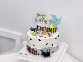 可爱小猫咪脚印蛋糕