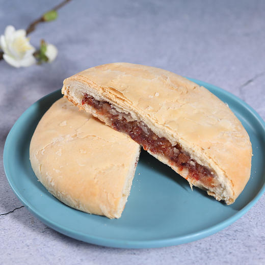 滇园云腿白饼400g云南特产宣威火腿传统老式酥皮大白皮云腿月饼