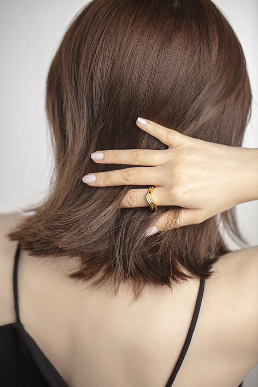 APRESI｜FLOW A Trio of Gemstones Ring [流线戒指] 商品图8