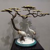 松鹤呈祥 纯铜热着色  新中式家居客厅玄关高档家居摆件 时尚 大气 精美 摆件 商品缩略图0