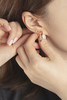 APRESI｜TWIRLING Small Version Twisted Hoops [扭花拼色细版耳环] 商品缩略图0