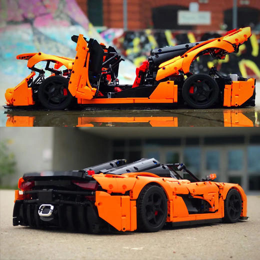 旗舰版柯尼塞格跑车拼装积木