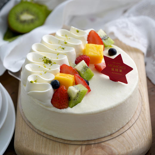 momoko蜜桃家乳酪真味芝士蛋糕木糖醇生日蛋糕