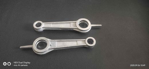 【货号01818】空压机连杆气泵活塞连杆空压机铝连杆中锋利气泵连杆气泵配件 商品图2