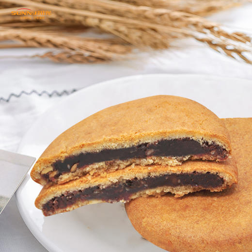燕麦豆沙饼中秋月饼250克/枚粗粮云南特产零食品饼干糕点心包邮 商品图1