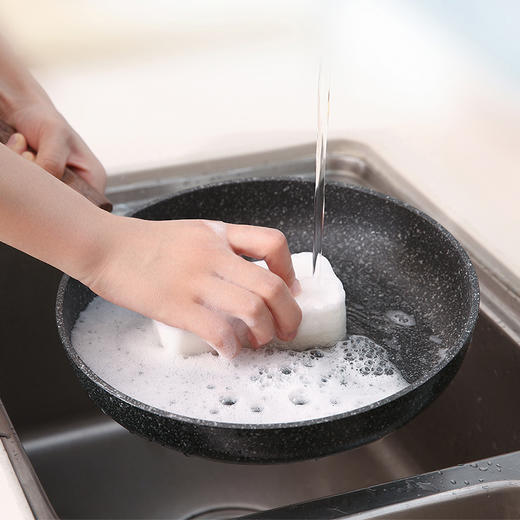 FaSoLa 双面百洁布 家用厨房海绵洗碗布洗锅清洁去污神器12片装 商品图7
