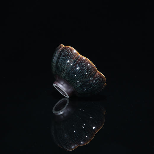 龙德堂陶艺 范泽锋烧 星月 天目盏《盈珠》(库存请咨询客服) 商品图3
