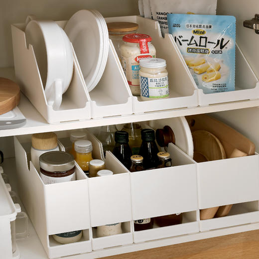 FaSoLa厨房收纳盒锅盖架多功能置物盒锅具收纳架收纳盒储物架桌面收纳盒 商品图4