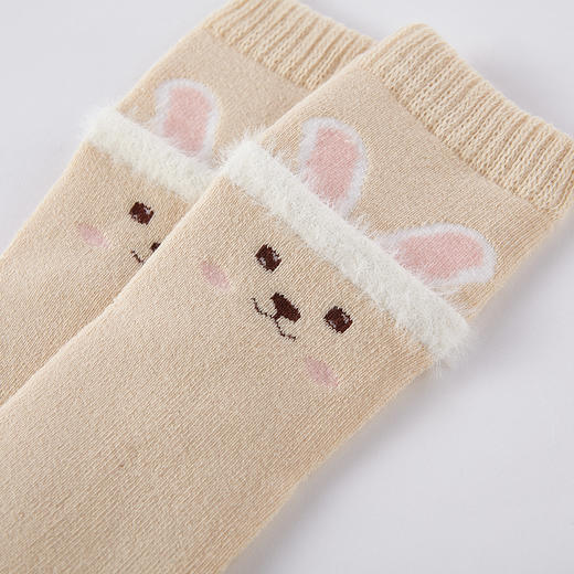 英氏儿童袜子宝宝印花针织针厚袜YIWBJ30012A01 2020新款秋装 商品图2