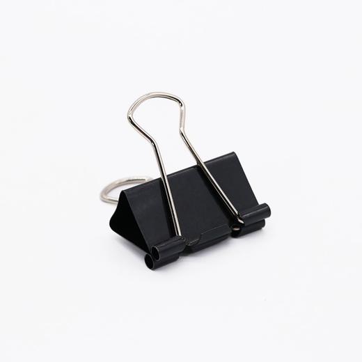 钻石黑色长尾夹凤尾夹票夹12个/盒钻石黑色长尾夹子 大号燕尾夹15/19/25/32/41/51mm小号反尾夹票夹 商品图2