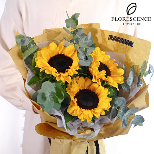 【花期】99元暖阳韩式混搭花束 商品图2