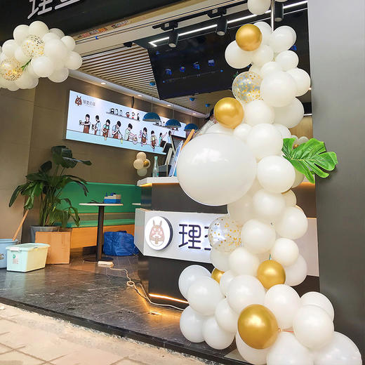 新店开业开张布置策划气球链拱门周年店庆庆典祝贺气球装饰装扮上门布置 商品图5