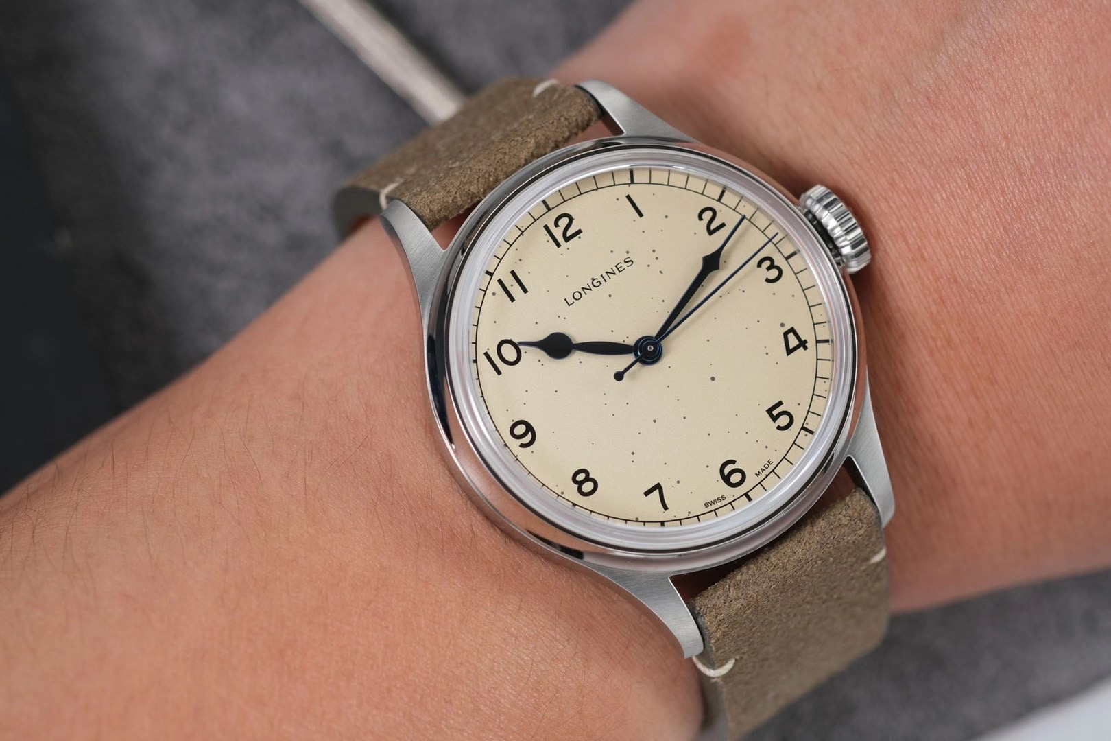 ja浪琴复刻系列小雀斑表壳385毫米精钢壳身一比一复制原装