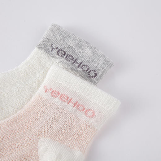 英氏宝宝春夏中筒透气网眼薄袜子2双YIWGJ20007A01 YIWGJ20008A01 商品图1