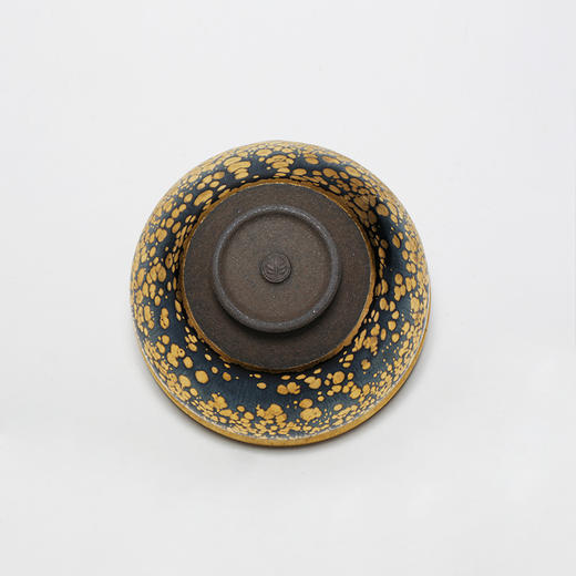 龙德堂陶艺 范泽锋烧 星月  金油滴（束口）盏（库存请咨询客服） 商品图3