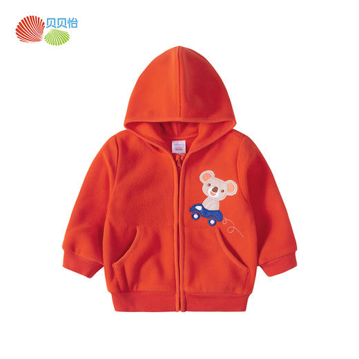 贝贝怡男女童连帽外套秋冬新款宝宝保暖时尚韩版帅气卫衣外套213S2787 商品图6