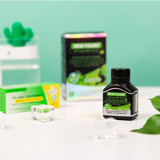 「口臭清新丸」新四联抗幽门螺杆HP薄荷爆珠香口丸 口气珠  清新口气 香卫丸40粒/瓶 商品图6