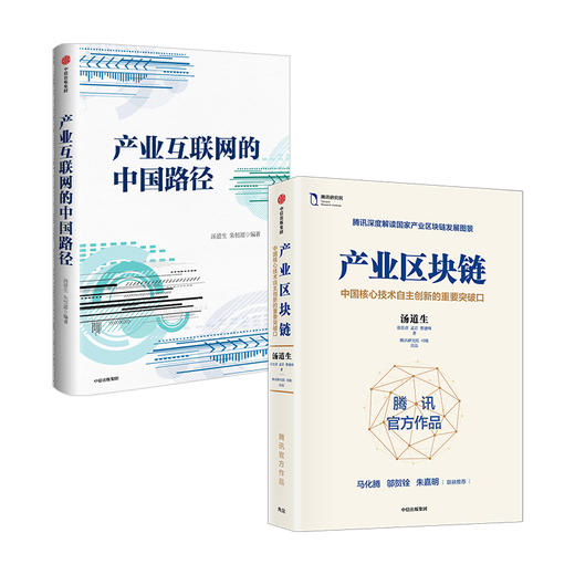 产业区块链+产业互联网的中国路径（套装2册）汤道生 等著  区块链简明读本 智能化跃迁 腾讯 中信出版社图书 正版 商品图1