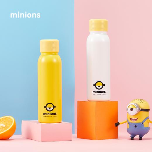 minions神偷奶爸小黄人智能保温杯温度提示水杯黄色可爱学生水杯XHR 商品图0